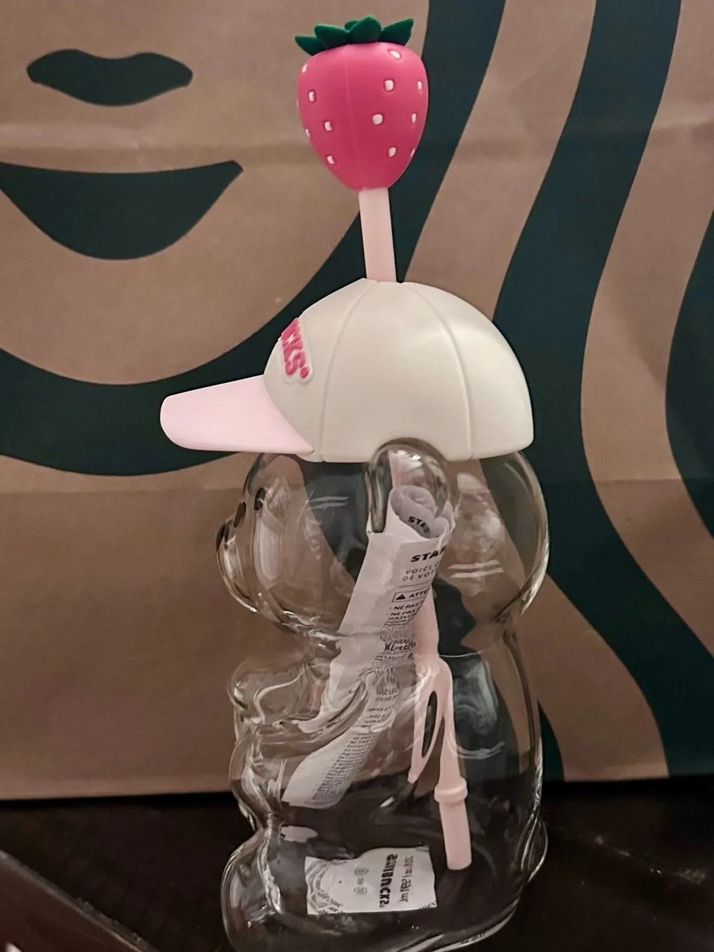 Starbucks Pink Bearista Tumbler NIBWT